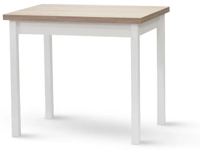 Stima stôl TWIN EXTEND Odtieň: Dub Hickory / bílá podnož