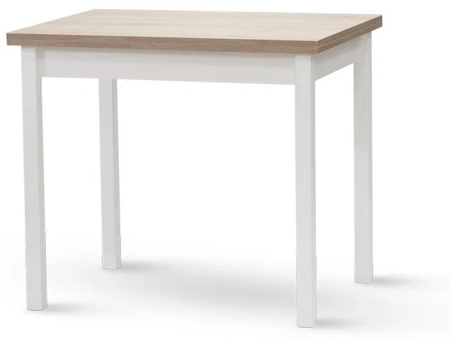 Stima stôl TWIN EXTEND Odtieň: Dub Sonoma / bílá podnož