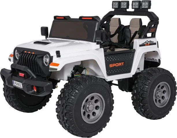 Elektrické autíčko Extreme Sport 4x4 biele