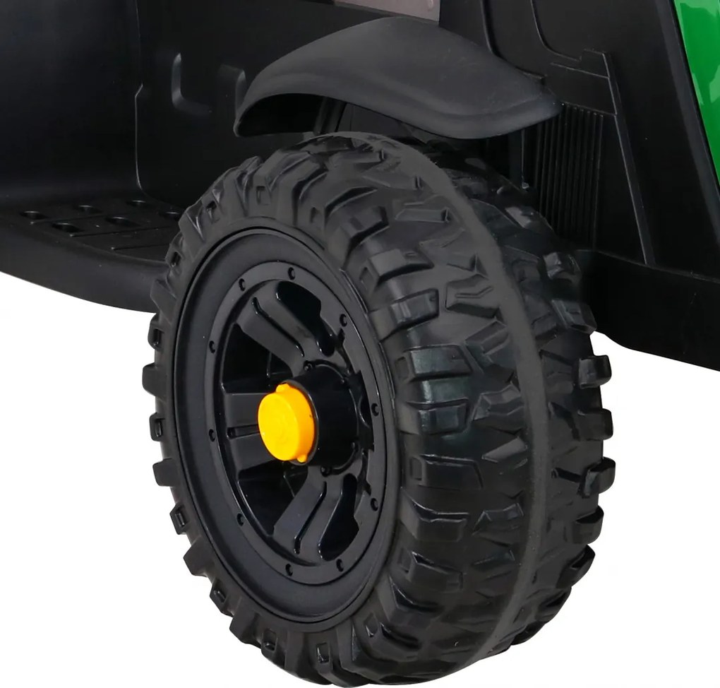 Ramiz Titánový traktor s prívesom zelený