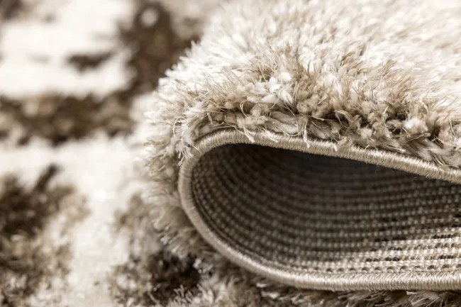 Koberec Shaggy Puffy P149 béžový / hnedý