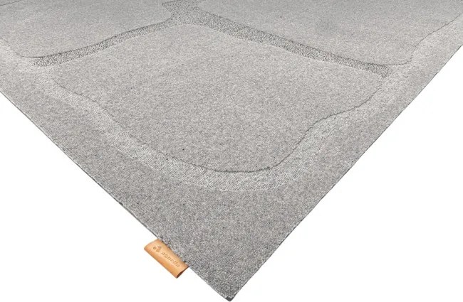 Koberec Agnella Morphic Organica sivý