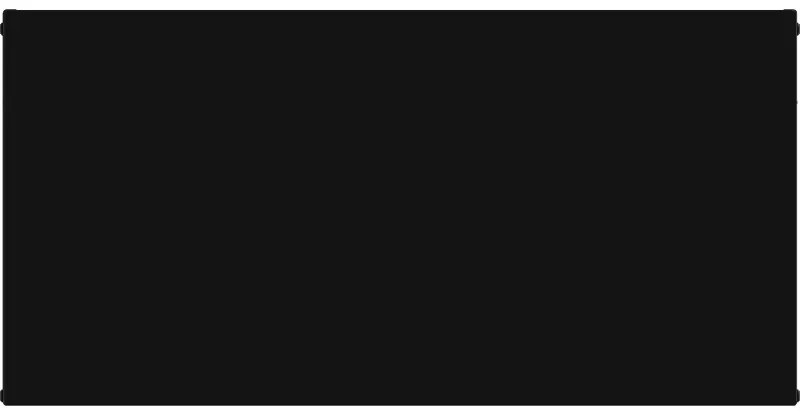 Mexen, Mexen Flat CF22 panelový radiátor 600 x 400 mm, bočné pripojenie, 633 W, čierny - W422F-060-040-70