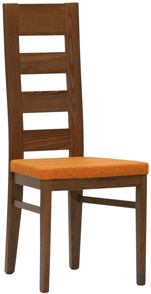 Stima stolička FALCO Odtieň: Biela, Látka: BOLTON NEW arancio 1