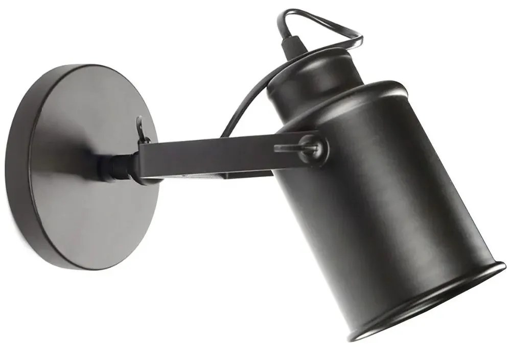 Toolight - Reflektor nástenné svietidlo E27 APP486-1C, čierna, OSW-00597
