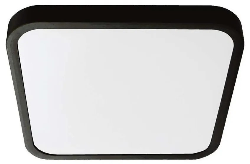 LED Kúpeľňové stropné svietidlo LED/48W/230V IP44 4000K 42x42 cm čierna