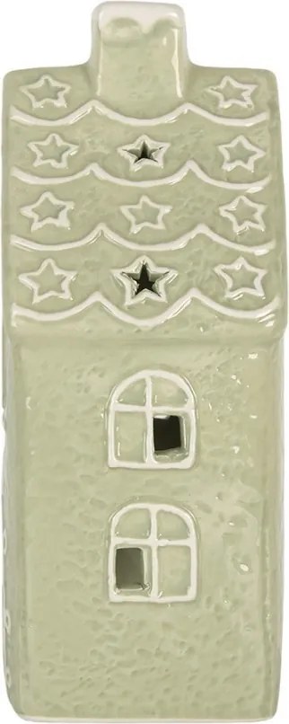 Perníková chalúpka na čajovú sviečku Gingerbread Cott - 11*9*21 cm