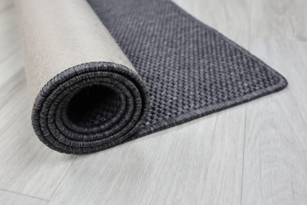 Behúň na mieru Nature antracit, šíre 80 cm, šedá, chodba / predsieň, Timzo