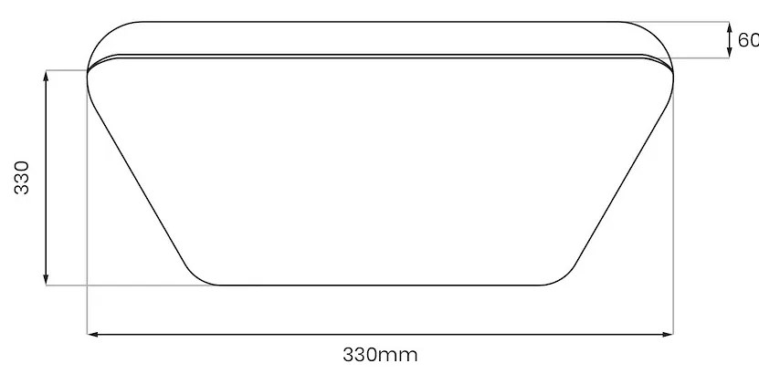 Stropné LED svietidlo Nemo, 1x LED 17w, 4000k, b