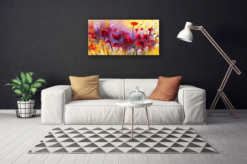 Obraz na plátne Kvety rastlina príroda umenie 120x60 cm