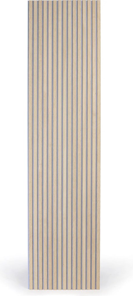 Drevený akustický panel, 2400 x 600 mm, B2BP003, balenie 5 ks, dub