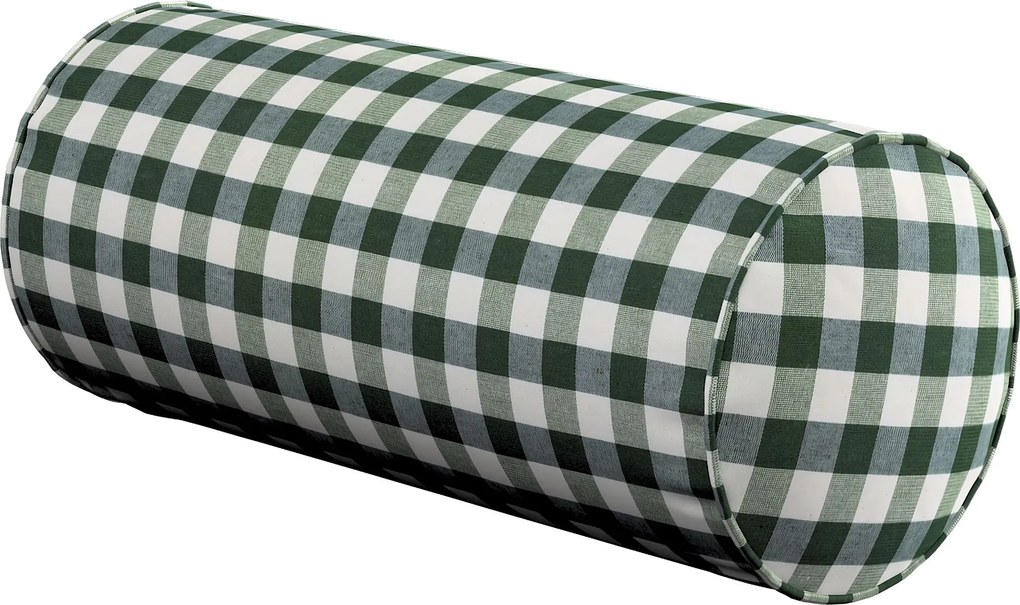 Jednoduchý valcový vankúš farba produktu zelená látka vzorované