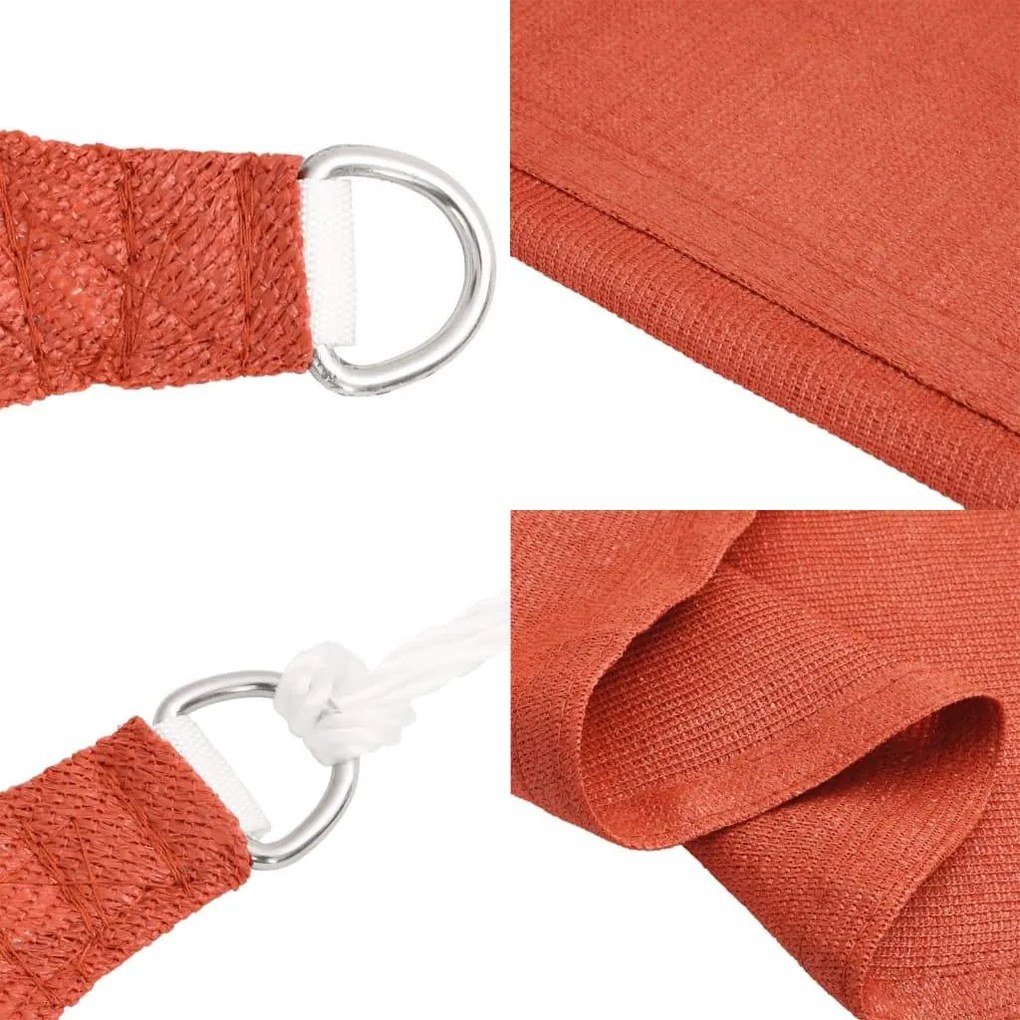 Tieniaca plachta 160 g/m², tehlová 2x2 m, HDPE