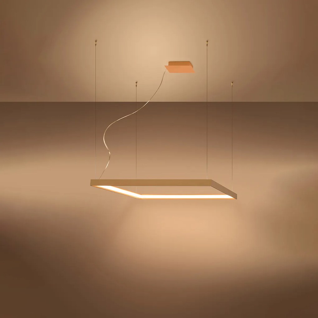 Závesné LED svietidlo Nelya m, 1x LED 50w, 3000k, g