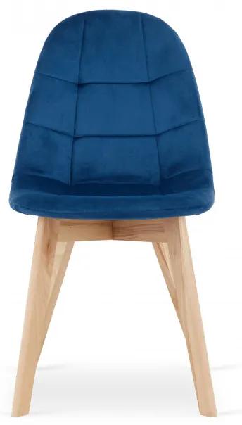 Jedálenská stolička BORA zamat - granátová