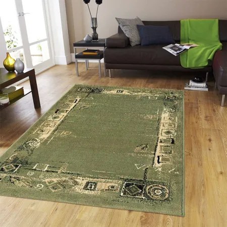 Koberce Breno Kusový koberec SOLID 07/AVA, zelená, viacfarebná,300 x 400 cm