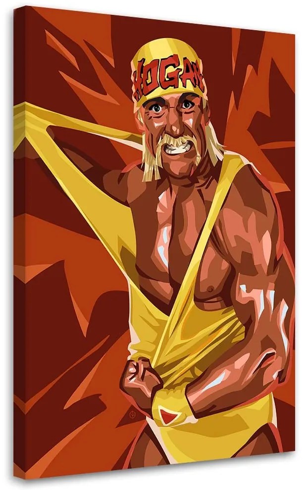 Gario Obraz na plátne Hulk Hogan Bash at the Beach - Nikita Abakumov Rozmery: 40 x 60 cm