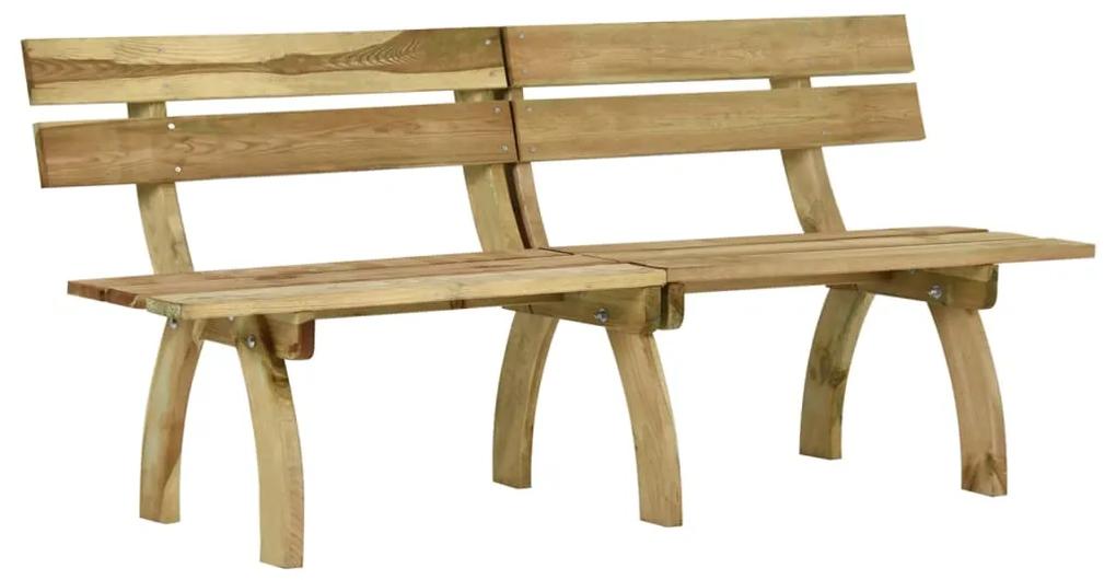 Záhradná lavička 220 cm impregnované borovicové drevo