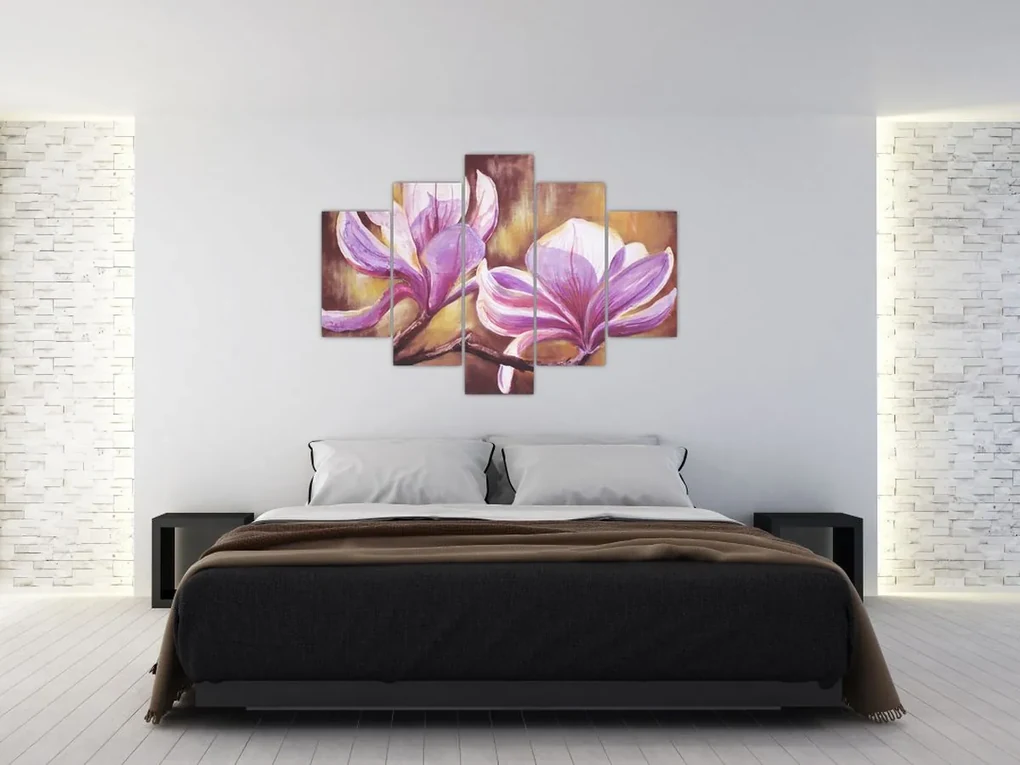 Obraz - Kvety magnólie (150x105 cm)