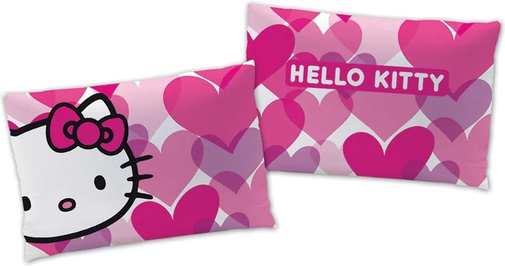 CTI Plyšový vankúšik Hello Kitty Mimi Love 28x42 cm