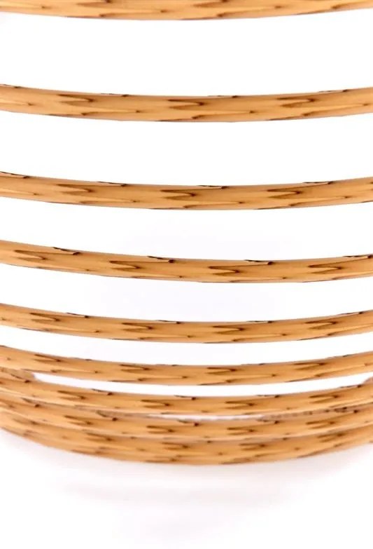 ZÁHRADNÝ RATANOVÝ STOLÍK HANES SO SKLOM 56 cm