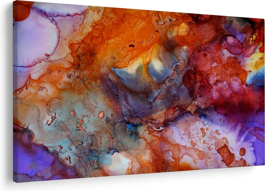 Obraz - Abstraktné atramentové umenie (90x60 cm)
