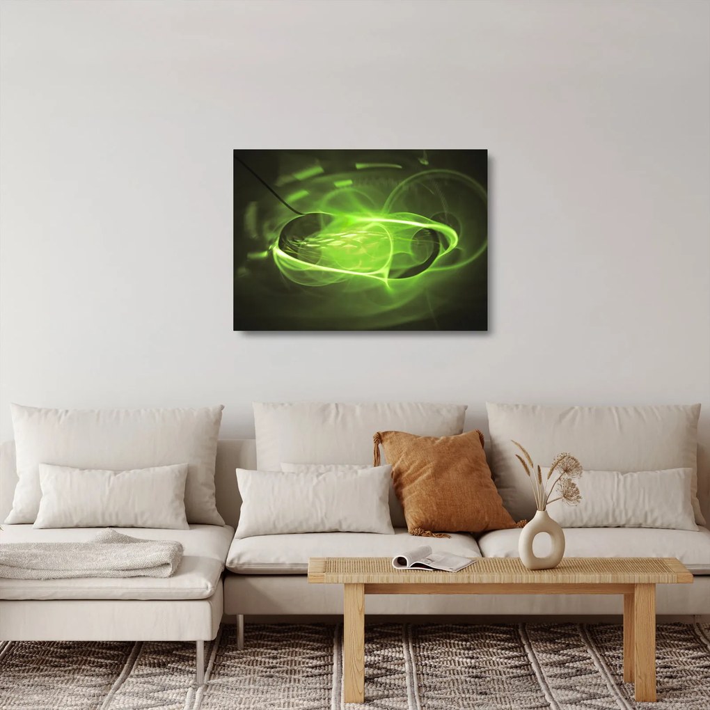 Moderný abstraktný sklenený obraz (70x50 cm)