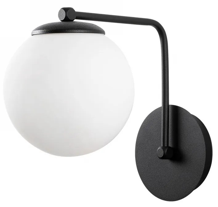 Nástenná lampa Daisy čierna