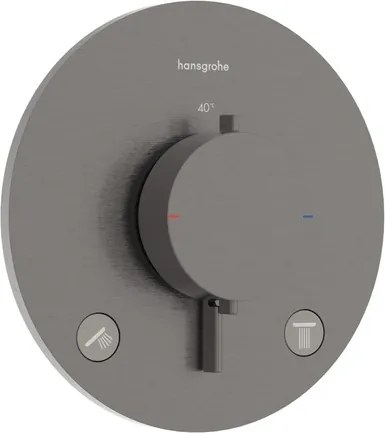 Hansgrohe Ecostat Comfort S sprchová a vaňová batéria bez podomietkového telesa kartáčovaný čierny chróm 33715340