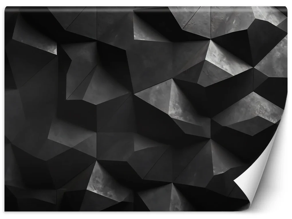 Gario Fototapeta Abstraktné tmavé betónové tvary Materiál: Vliesová, Rozmery: 100 x 70 cm