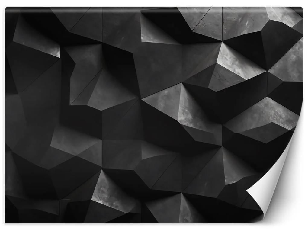 Gario Fototapeta Abstraktné tmavé betónové tvary Materiál: Vliesová, Rozmery: 200 x 140 cm