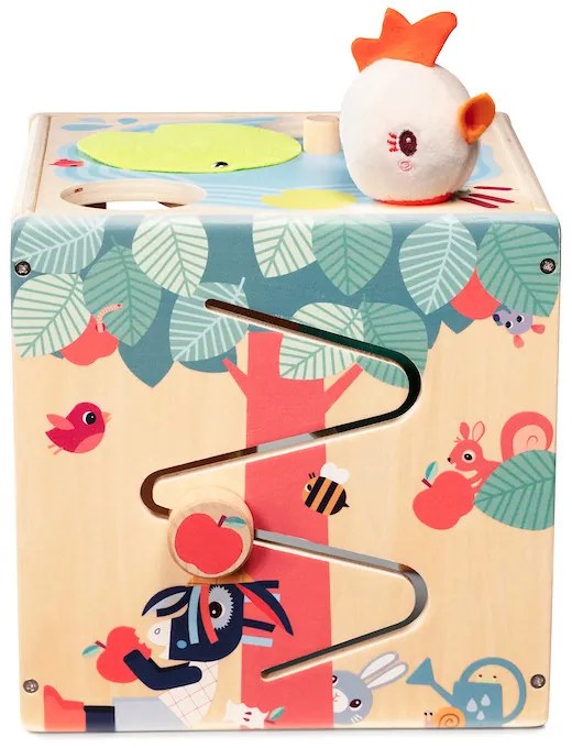 Lilliputiens - kocka s aktivitami - sliepočka Paulette