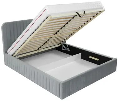 Čalúnená manželská posteľ Loala, Rozmer postele: 140x200, Farby: Velluto 02