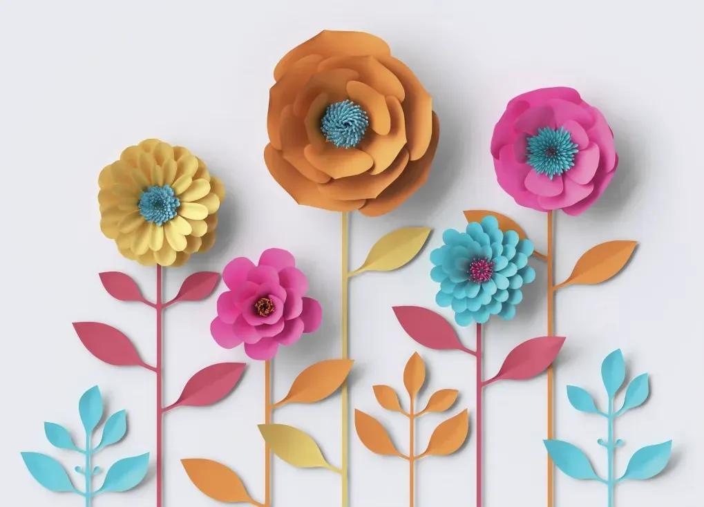 Manufakturer -  Tapeta 3D Flowers