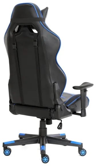 Herné kreslo VARR Nascar čierna/modrá