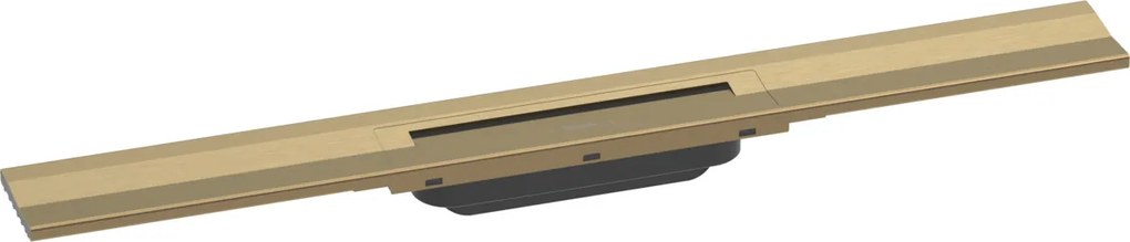 Hansgrohe RainDrain Flex, vrchná sada sprchového žľabu 700, skracovateľný, pre inštaláciu ku stene, kartáčovaný bronz, HAN-56050140