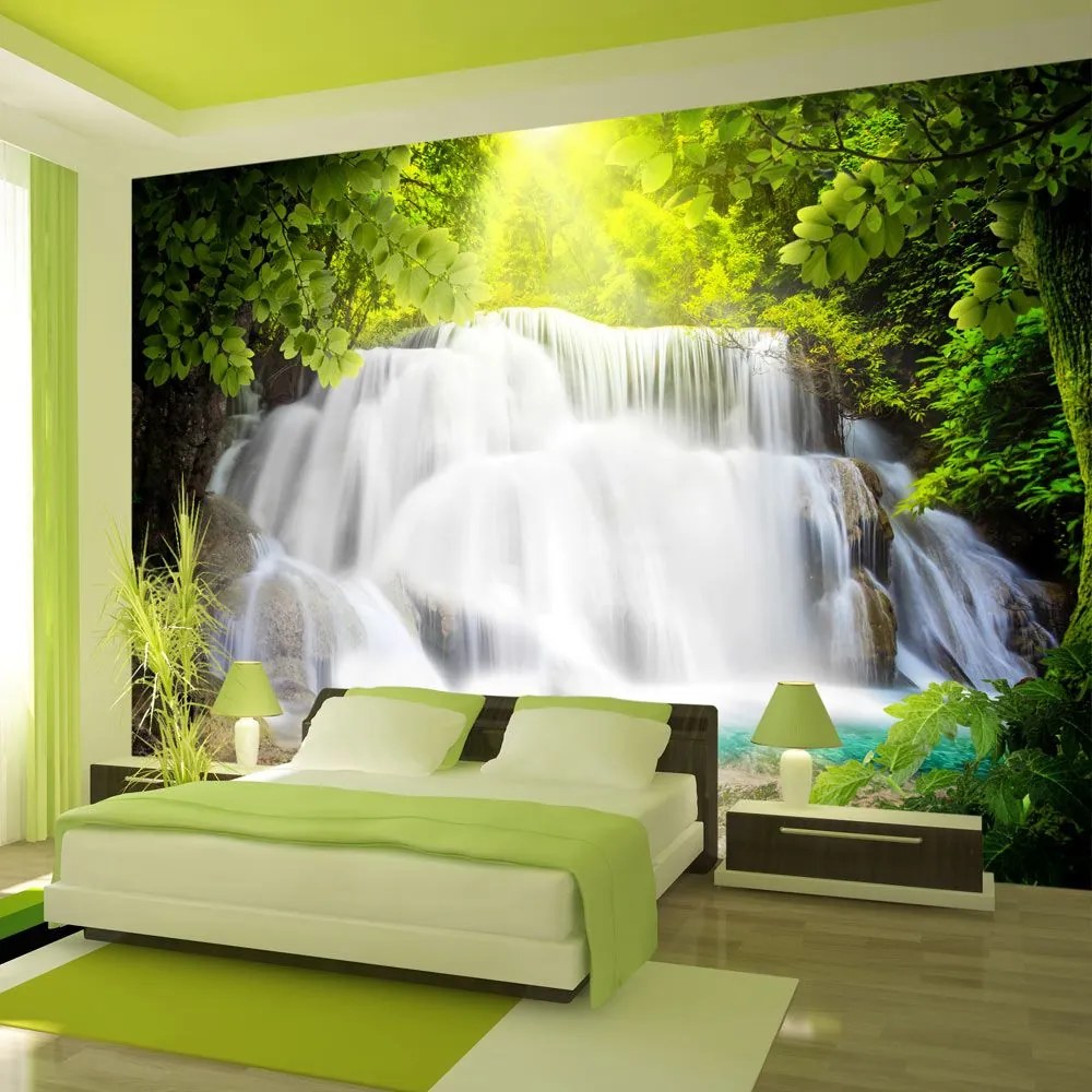 Fototapeta - Arcadian waterfall 400x280