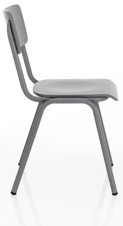 Sivé jedálenské stoličky v súprave 2 ks Old School - Tomasucci