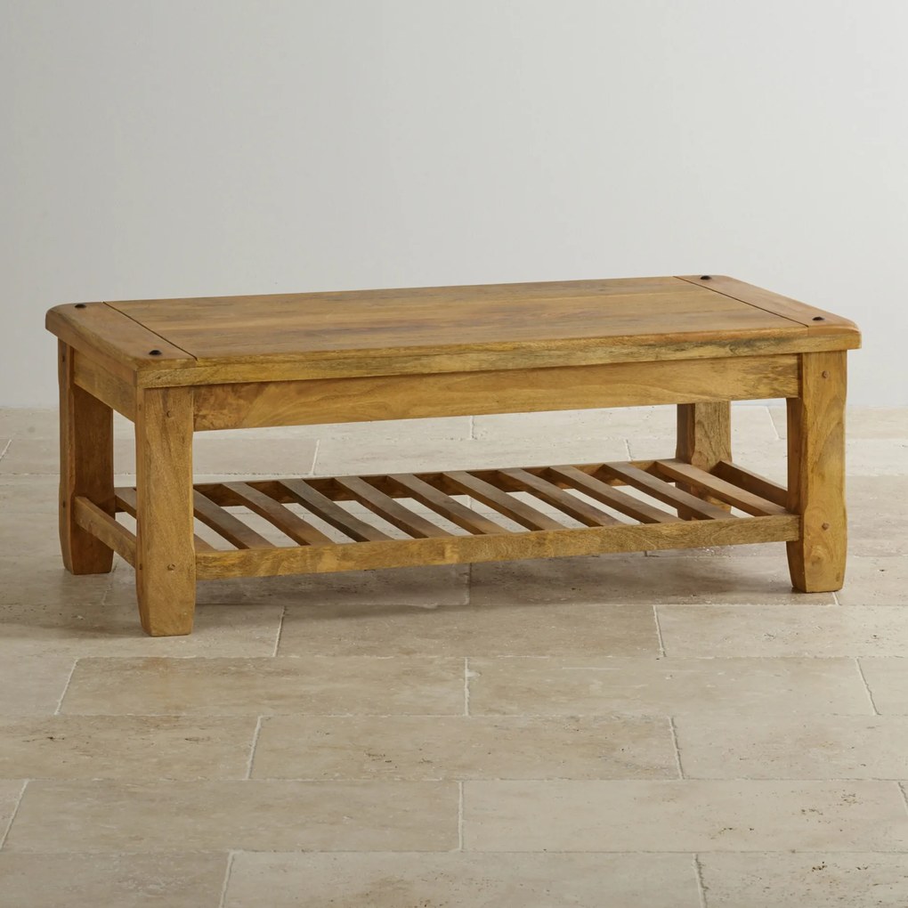 furniture-nabytek.cz - Veľký konferenčný stolík z dreva mango 110x45x60
