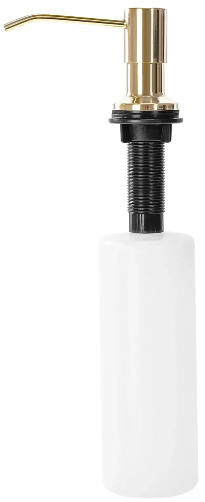 Rea, drezový dávkovač saponátu 250ml, zlatá lesklá, BAT-08000