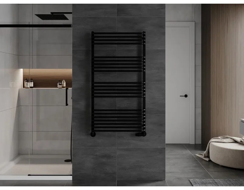 Mexen Apollo vykurovacie teleso 1210 x 650 mm, 713 W, čierna, W117-1210-650-00-70