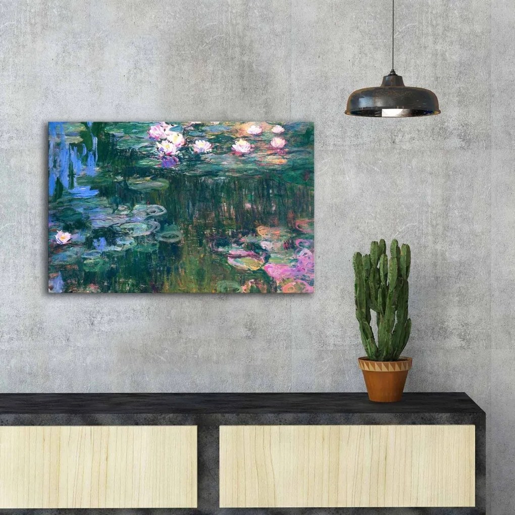 Obraz WATER LILIES, od C. MONETA 45x70 cm