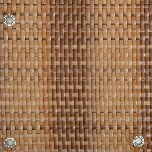 Balkónová zástena - umelý ratan, 1,0x7m - slama