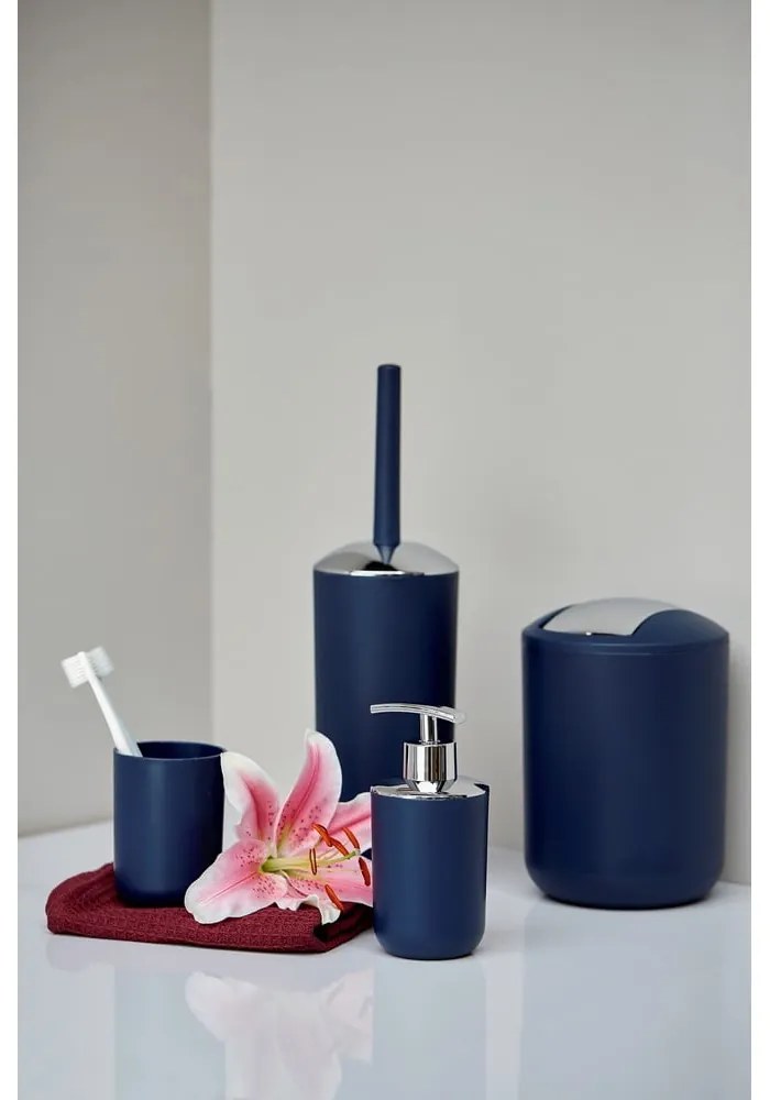 Tmavomodrý odpadkový kôš Wenko Brasil Dark Blue S