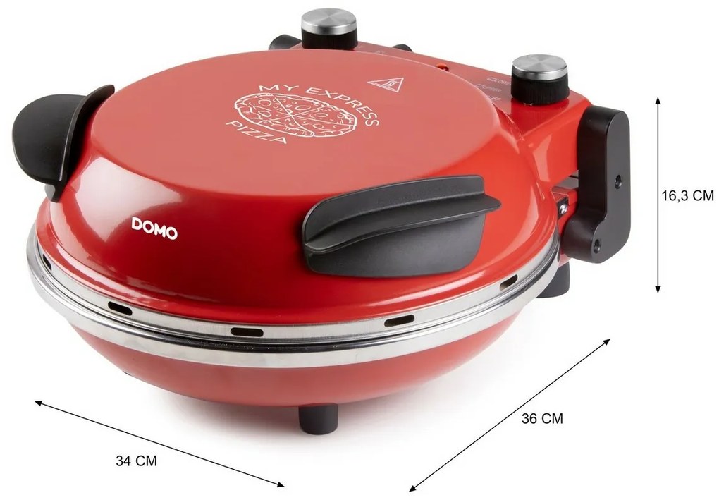 DOMO DO9284PZ pizza pec na čerstvú pizzu