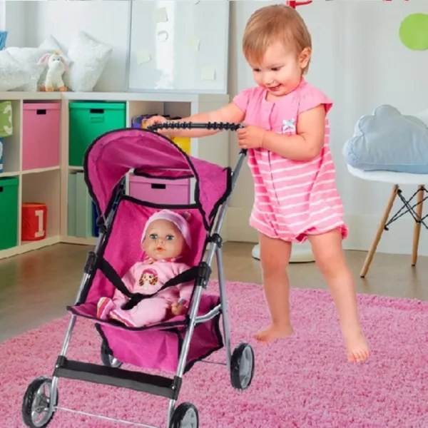 ŠPORTOVÝ KOČÍK PRE BÁBIKY PRINCESS ROSE