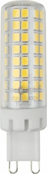 ECOLIGHT G9 LED žiarovka 10W 4000K 950lm - neutrálná biela