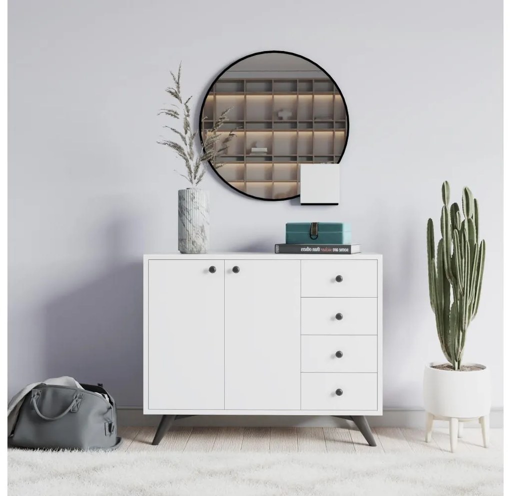 Asir Komoda WAGA 82x100 cm biela 811MDD4147