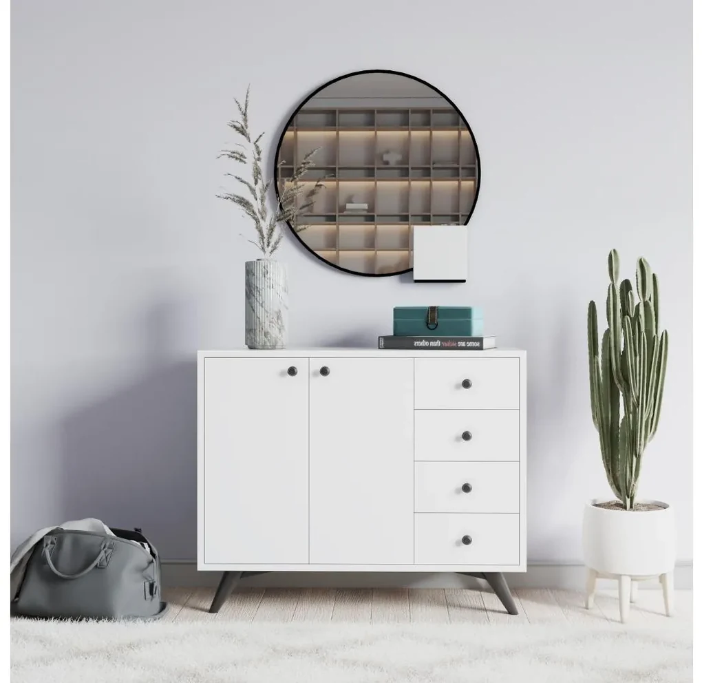 Asir Komoda WAGA 82x100 cm biela AS1562
