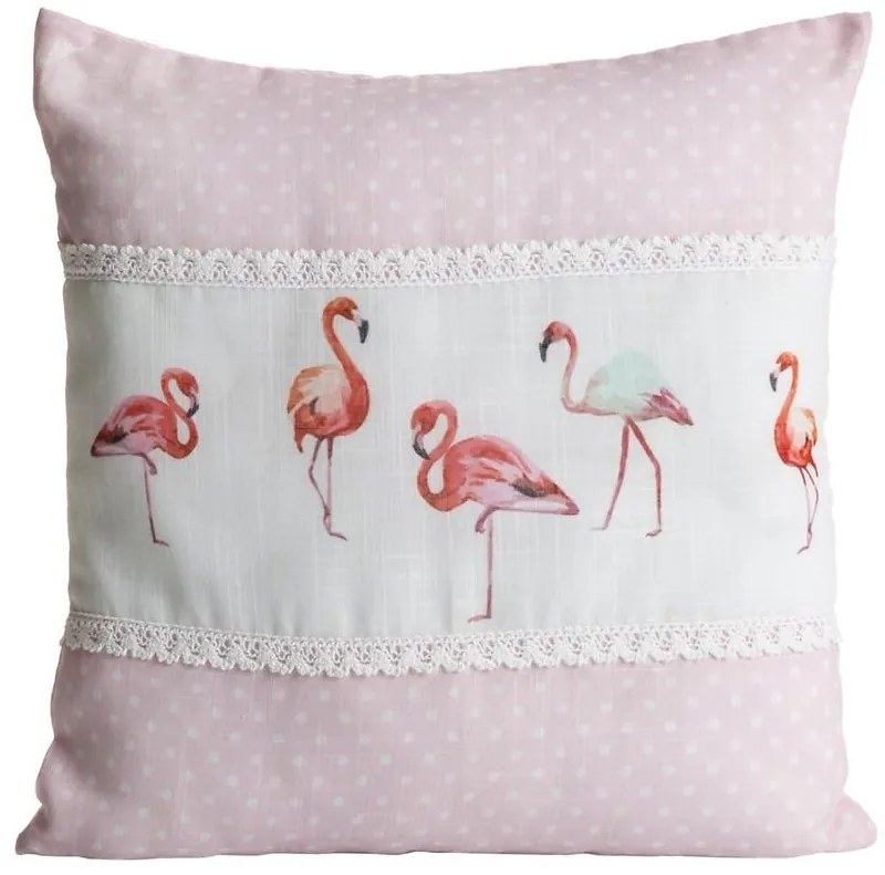 Obliečka na vankúš Flamingo 40x40 ružová 327140